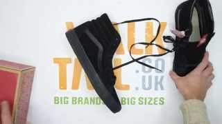 Vans SK8Hi  Black Black  Unboxing  Walktall [upl. by Sarina]