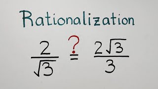 Rationalizing Denominator  Number System  Mathematics  Class 9 [upl. by Aissyla]