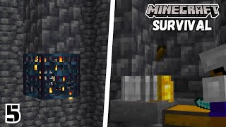 Easy Skeleton XP Farm Tutorial  Minecraft 121 Survival Lets Play Episode 5 [upl. by Annaesor]