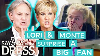 Lori amp Monte Surprise A Superfan  Say Yes To The Dress Atlanta [upl. by Eixor]