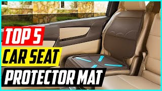 5 Best Car Seat Protector Mat [upl. by Rosel]