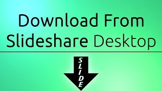 How to Download from SlideShare without login [upl. by Akemahs316]