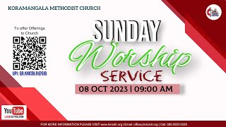 KMC Bangalore  08 OCT 2023  Sunday Worship Service  ONLINE  0900AM Live [upl. by Essinger]