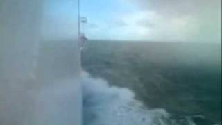 Hamnavoe Ferry from Orkney in roughish seas [upl. by Gillespie523]