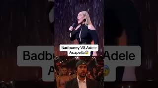 Bad Bunny vs Adele cantando Acapella sin autotune [upl. by Ddat]