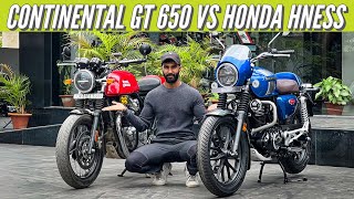 Honda Hness 350 Vs Continental GT Both Cafe Racer Modifications 🔥 Arjbikes [upl. by Edbert]