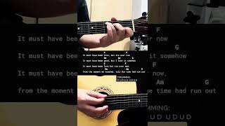 It Must Have Been Love  Roxette  Easy Guitar Chords Tutorial For Beginners guitarlesson [upl. by Nura]