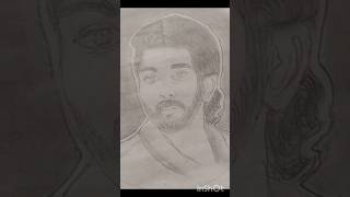 Ramulo Ramula song Allu Arjun drawing trendingsong Art by priyanshi 7 [upl. by Yeznil875]