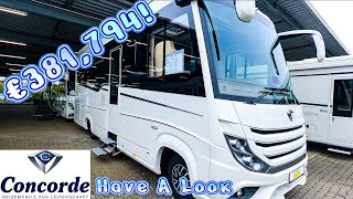 Look Inside New 2023 Concorde Carver Luxury Big Motorhome [upl. by Weatherby427]