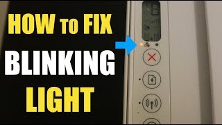 How To Fix HP Printer BLINKINGFLASHING Light [upl. by Melone]