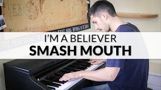 Im A Believer  Smash Mouth Shrek Soundtrack  Piano Cover  Sheet Music [upl. by Albers]