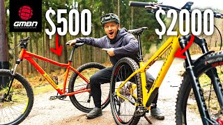 500 vs 2000 Hardtail Mountain Bike [upl. by Nilcaj605]