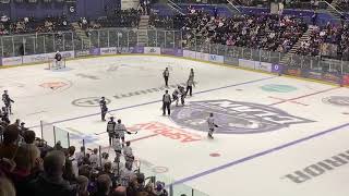 Dyson Stevenson vs Jake Bricknell EIHL fight 7123 [upl. by Tracie406]