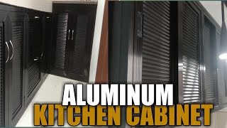 ALUMINUM KITCHEN CABINET [upl. by Ydiarf]