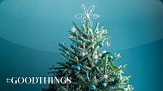 Good Things How to String Lights on a Christmas Tree  Martha Stewart [upl. by Akamaozu]