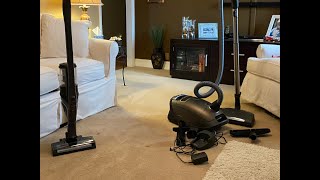 Miele Triflex HX1 Pro Bagless 3 in1 Vacuum Cleaner Review and Demo [upl. by O'Donoghue]