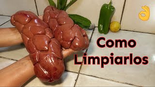 Como Limpiar Riñones De Res  Comidas Saludables Carne [upl. by Tizes33]