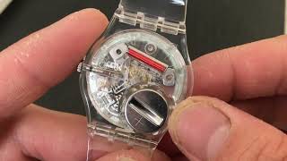 Unboxing Reloj Swatch Gent Clear [upl. by Mort556]