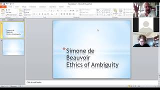 Contemporary Ethical Issues Simone de Beauvoir Discussion pt 2 [upl. by Claudine]