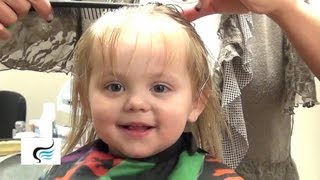 How to Cut Fun Little Girls Hair  Cute Toddler Hairstyles By RaDona [upl. by Okomot]