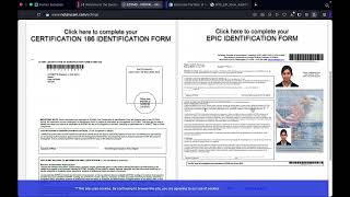 How to make Notarycam account and notarize your EIF Epic Identification Form and Passport [upl. by Durr]