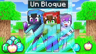 Encerrados en UN BLOQUE Pero Somos MOBS en Minecraft [upl. by Petunia]