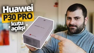 Huawei P30 Pro Kutusundan Çıkıyor  Karşınızda merakla beklenen telefon [upl. by Ideih]