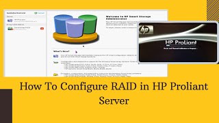 How To Configure RAID in HP Proliant Server [upl. by Southard]