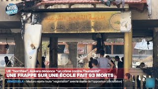 Frappe meurtrière sur une école à Gaza la rapporteure spéciale de lONU accuse Israël de quotgénocidequot [upl. by Sidonius]