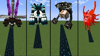 Sculk Generation by All Mutant Mobs in Minecraft  Which Mob will generate more sculk [upl. by Ymer681]