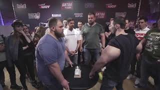 Synthol Kid vs Russian Slap Champion  Knockout [upl. by Hunley]