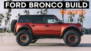 FORD BRONCO BUILD PROCESS  APG ProRunner [upl. by Eimaraj]