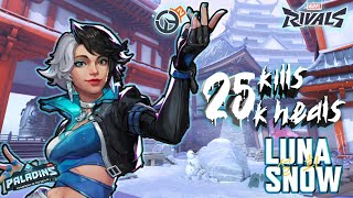 KIRIKO MAIN plays LUNA SNOW and carries RANKED MARVEL RIVALS Gameplay No Commentary marvelrivals [upl. by Eggleston]