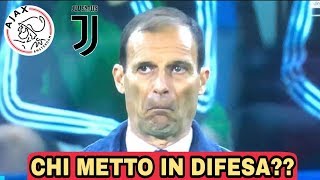 CHIELLINI SALTA LAJAX  I dubbi di Allegri [upl. by Rehtaef]