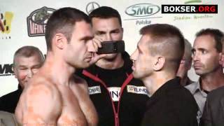 Ważenie Tomasz Adamek vs Witalij Kliczko [upl. by Balliett]