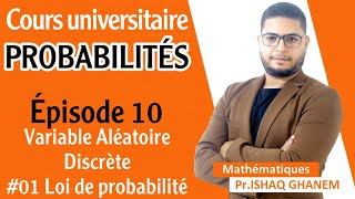 Probabilités  Variable Aléatoire Discrète Partie 3 EP01 [upl. by Inod]