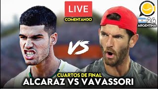 🔴 CARLOS ALCARAZ  ANDREA VAVASSORI CUARTOS DE FINAL ATP BUENOS AIRES  COMENTANDO EN DIRECTO [upl. by Drhacir]