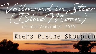 KREBS  FISCHE  SKORPION ✖ individuelles Orakel zum Vollmond in Stier am 31 Oktober 2020 [upl. by Deelaw]