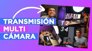 🔴 Cómo transmitir EN VIVO 🎥 con VARIAS cámaras 👀 [upl. by Cliffes]