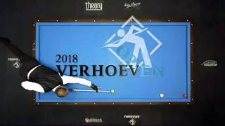 Bestof 3Cushion Shots Verhoeven Open NewYork 2018 [upl. by Adlihtam]