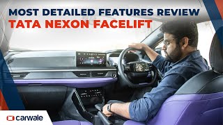 Tata Nexon Facelift  Every New Feature Revealed  CarWale [upl. by Stokes459]