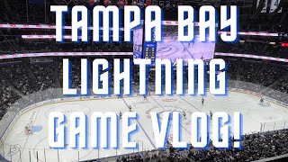 Tampa Bay Lightning Game Vlog Lightning vs Ducks  11324 [upl. by Savinirs]