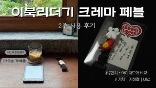 6인치 이북리더기 크레마 페블 2주 사용후기 🤳🏻  📚 입문자 추천템  기차 지하철 카페에서 사용 [upl. by Adrahc]