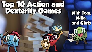 Top 10 Dexterity and Action Games [upl. by Mylor109]