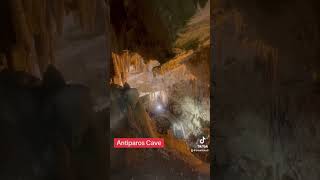 Antiparos Cave holiday adventure cave shortvideo [upl. by Moran419]