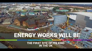 ENGIE Fabricom Drone Footage Energy Works Hull [upl. by Walczak]