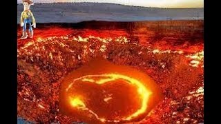 La porte De L Enfer Turkménistan gaz naturel et feu [upl. by Tnaryb]