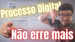 PROCESSO DIGITAL RECEITA FEDERAL passo a passo 2020 [upl. by Eisinger]