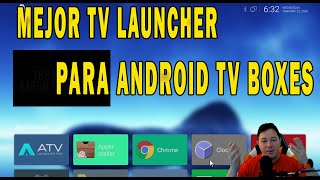 Como Instalar ANDROID TV LAUNCHER en TV BOX [upl. by Ahsinrad]