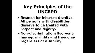 Introduction to UNCRPD [upl. by Luedtke893]